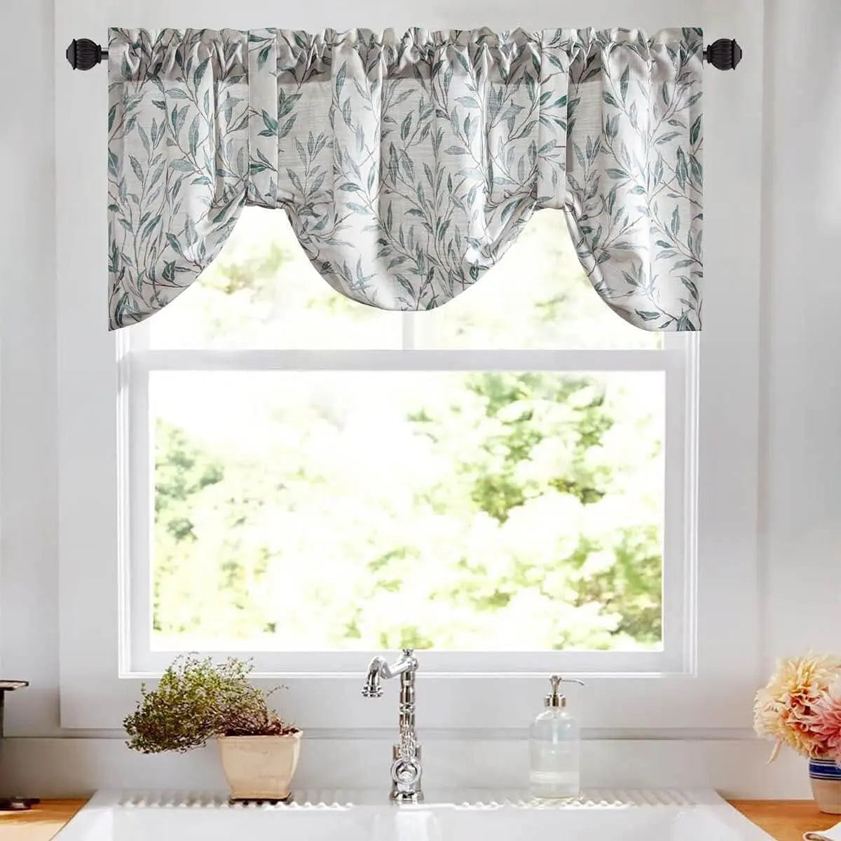 Vogol Adjustable Tie-Up Valance