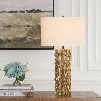 Golden Table Lamp
