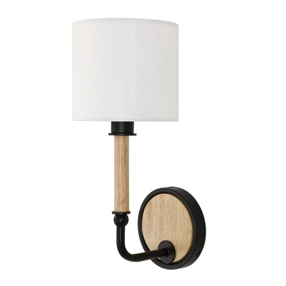 Wood & Iron Sconce