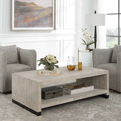 White Washed Coffee Table