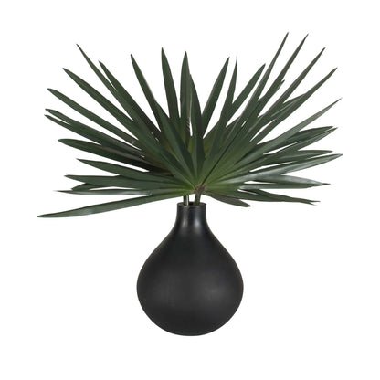 Palm Leaf Accent & Vase