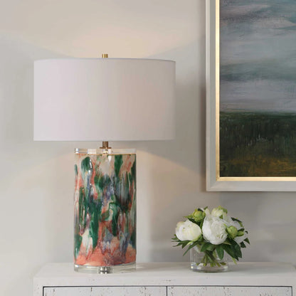 Multi-Colored Table Lamp