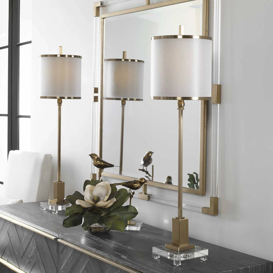 Brass Buffet Lamp