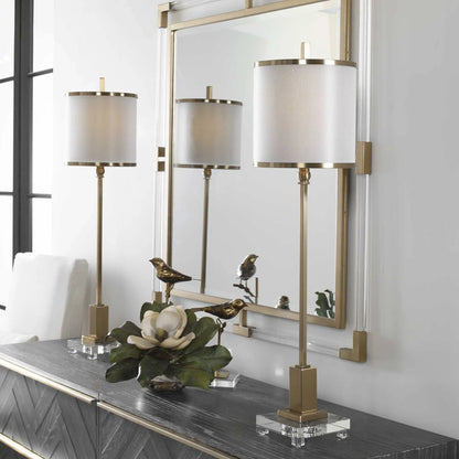 Brass Buffet Lamp