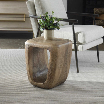 Bleached Wash Accent Stool