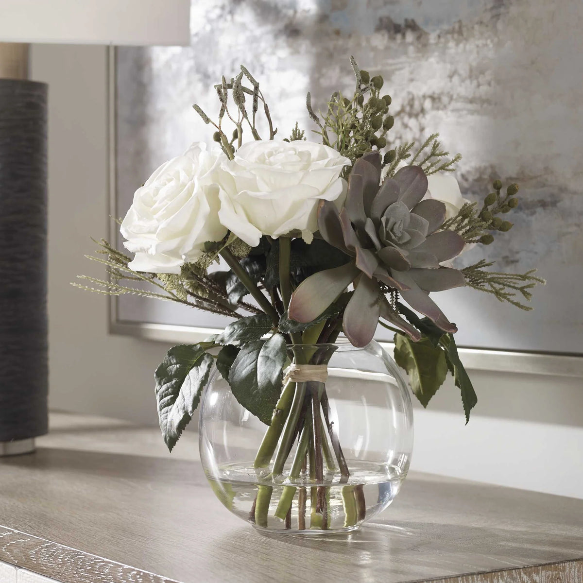 Floral Bouquet & Vase