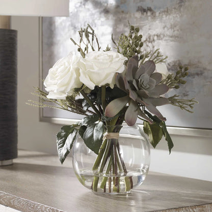 Floral Bouquet & Vase