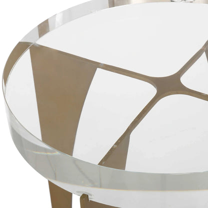 Brass Accent Table