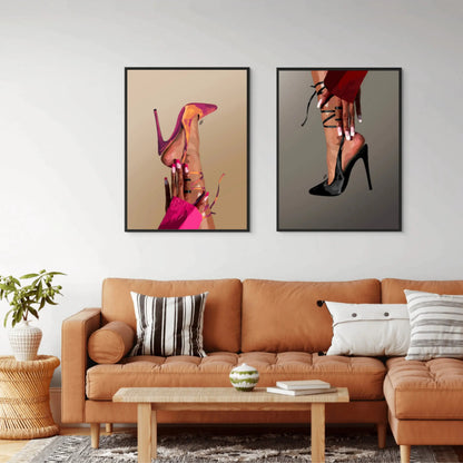 Sophisticated II - Elegant Black Wall Art Print for Home and Office Decor
