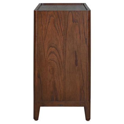 2-Door Walnut Cabinet