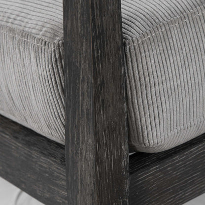 Modern Gray Accent Chair