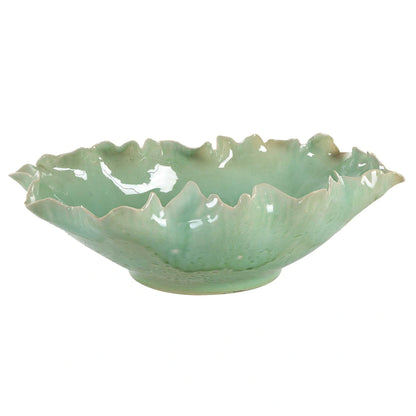Green Glass Bowl