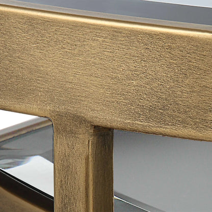 Gold Nesting Tables Set Of 2
