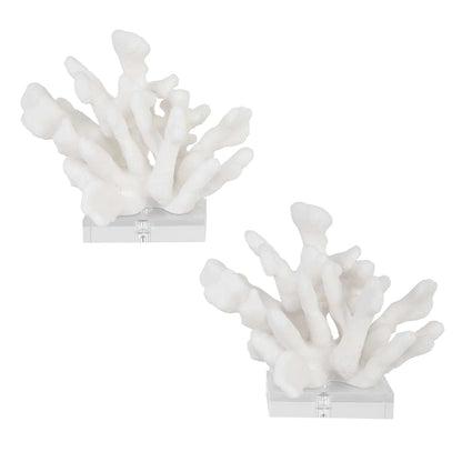 White Bookends Set/2