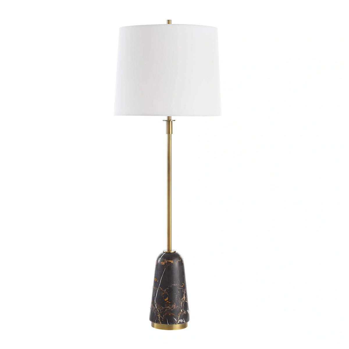 Black Marble Buffet Lamp