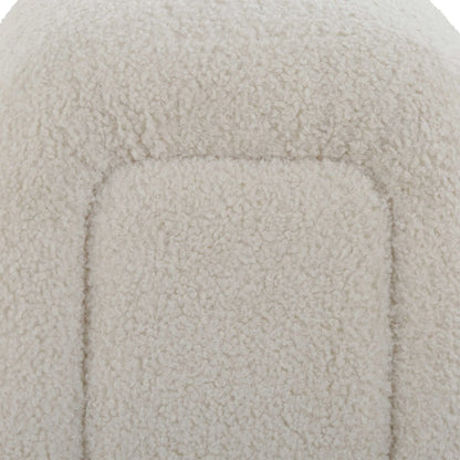 Oversized Ivory Bench