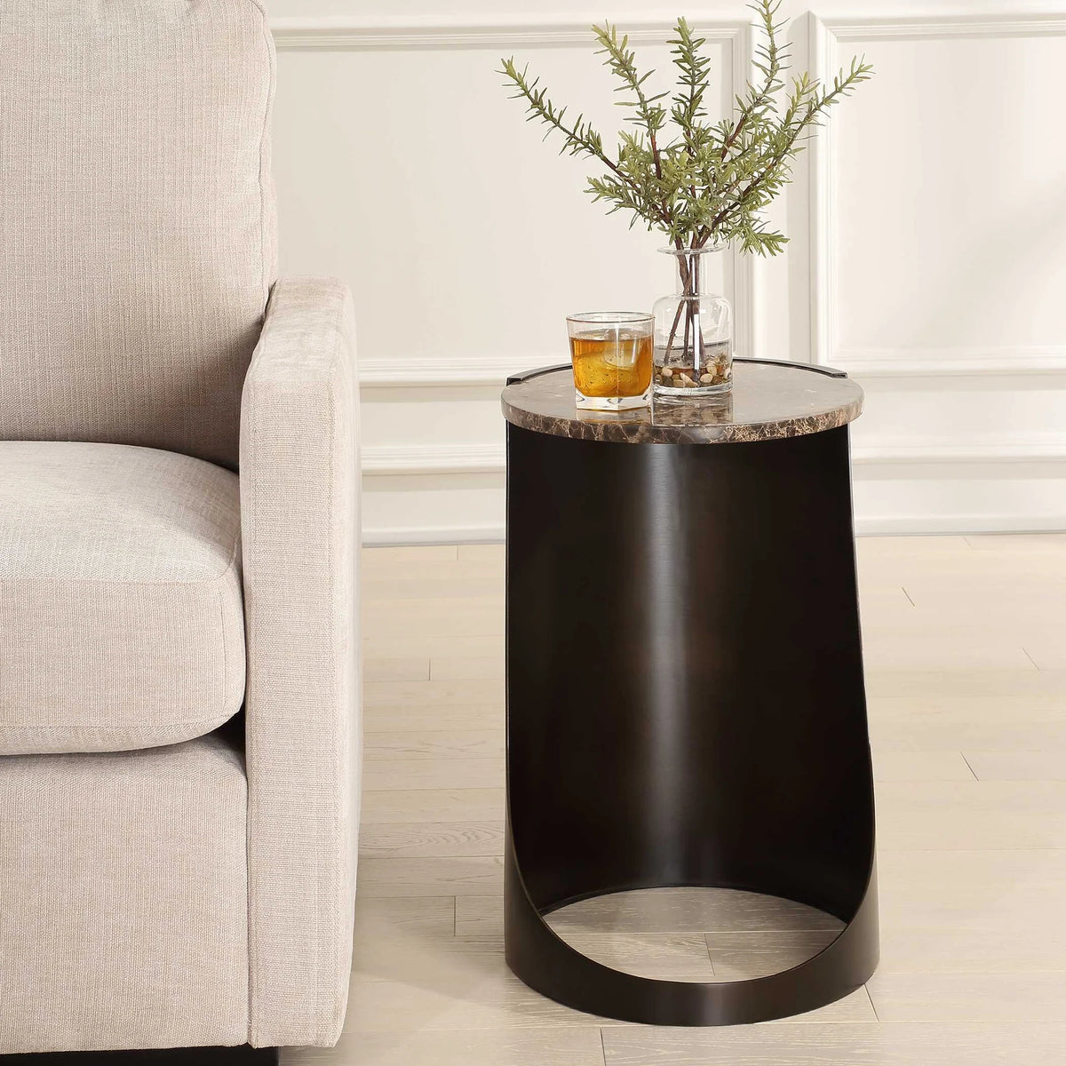 Modern Metal Side Table