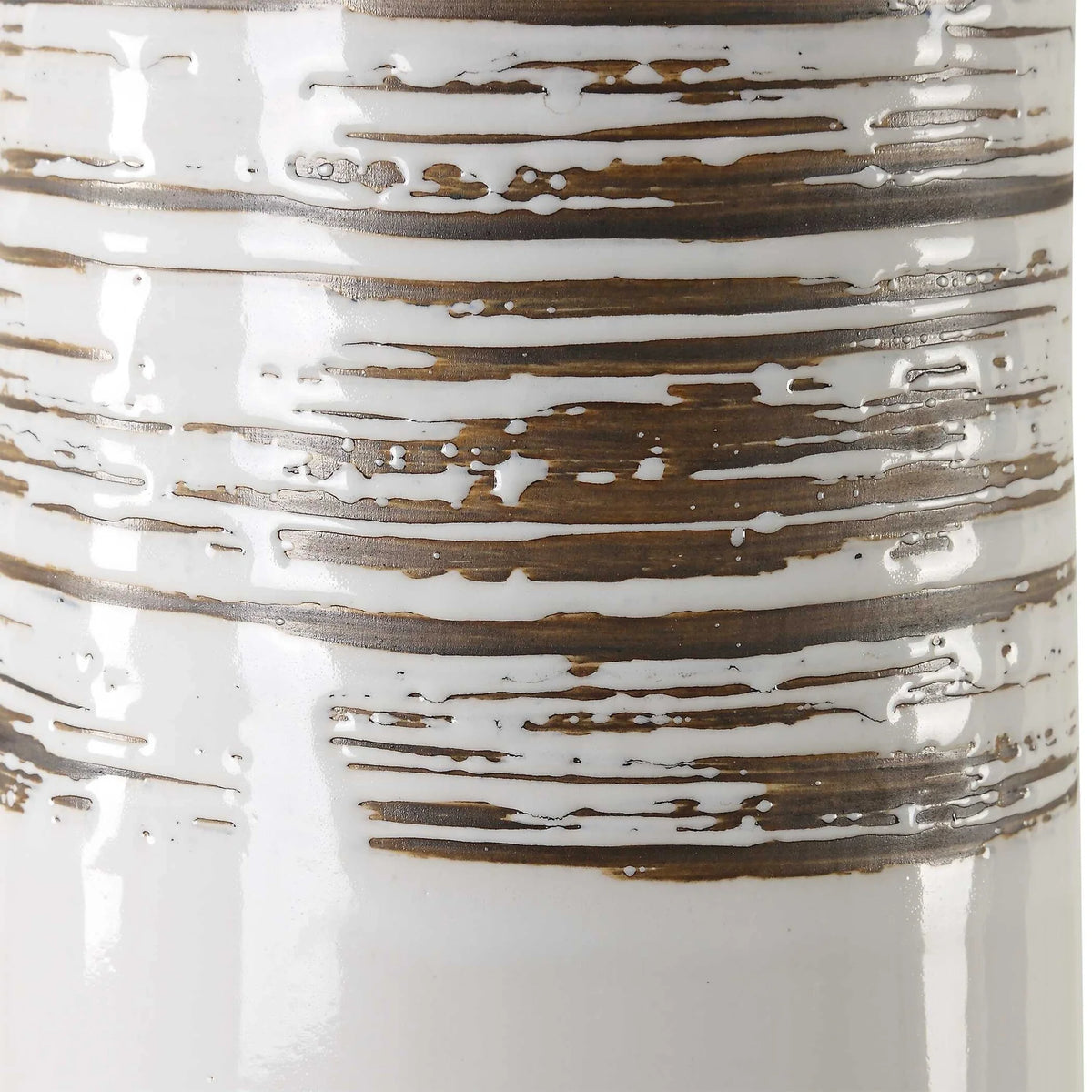 White Glaze Ceramic Table Lamp