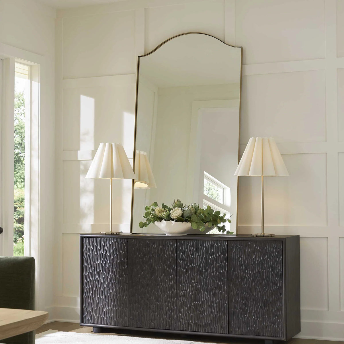Fluted Shade Table Lamp