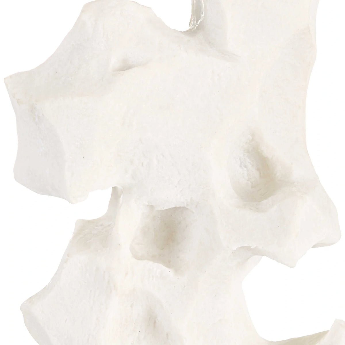 White Marble-Look Table Lamp