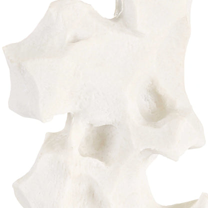 White Marble-Look Table Lamp
