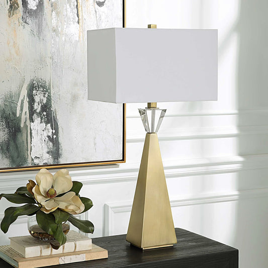 Modern Brass Table Lamp