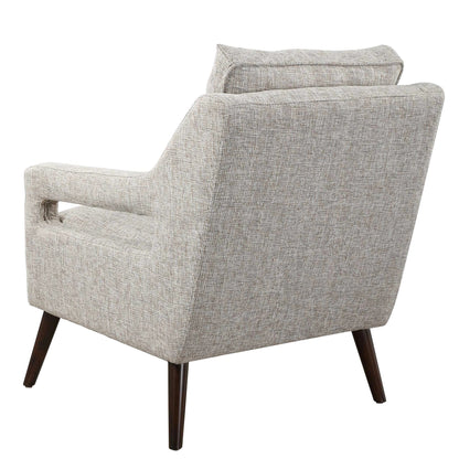 Ink Blue Velvet Armchair