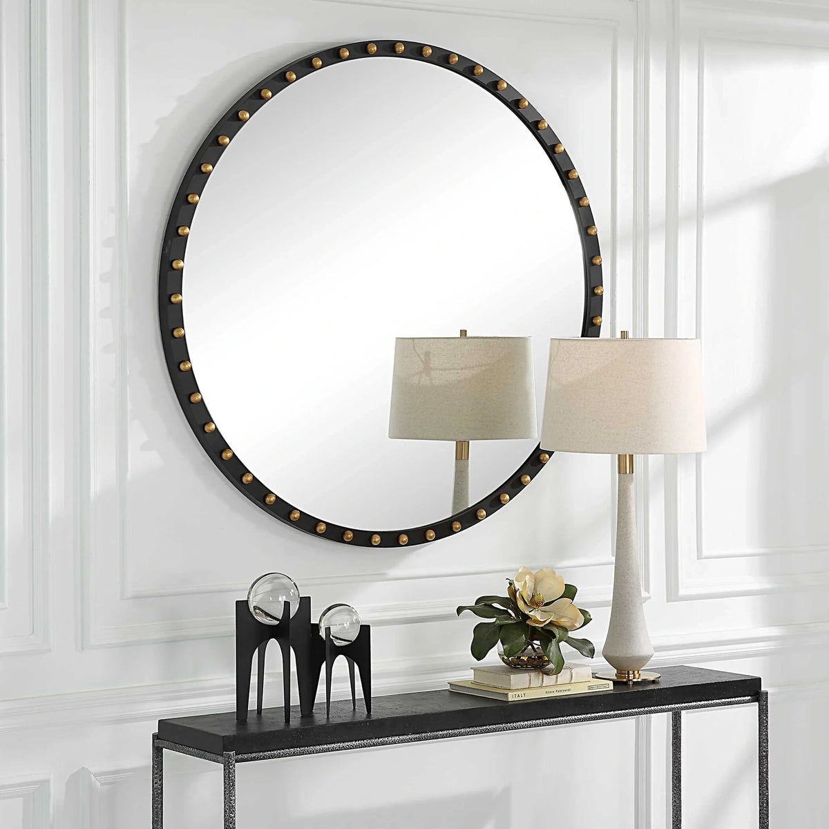 Oversized Round Mirror