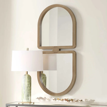Art Deco Gold Mirror