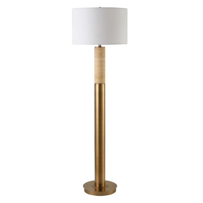 Travertine Floor Lamp