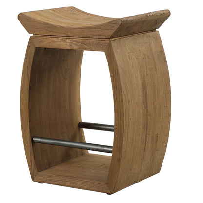 Modern Wood Counter Stool