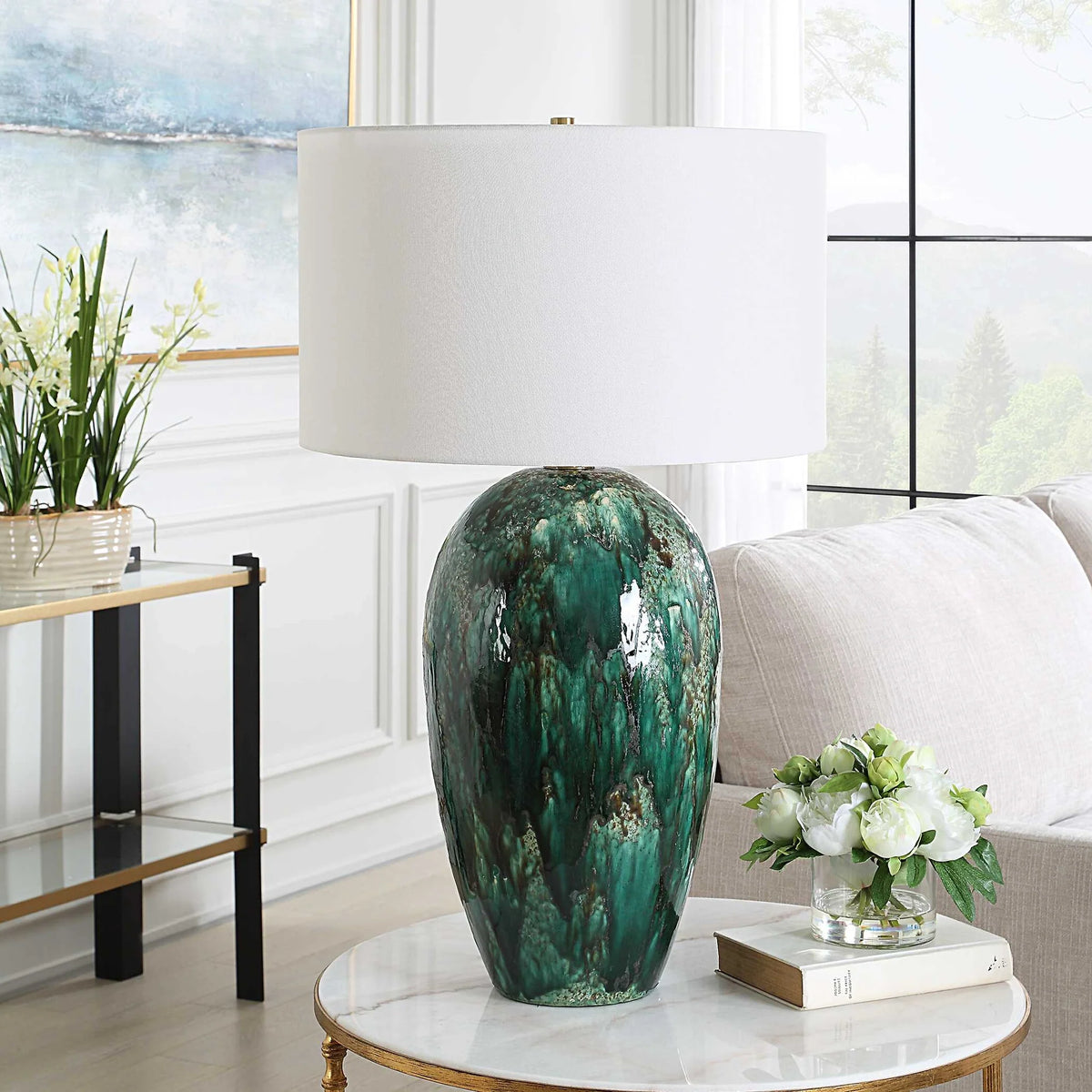 Green Table Lamp
