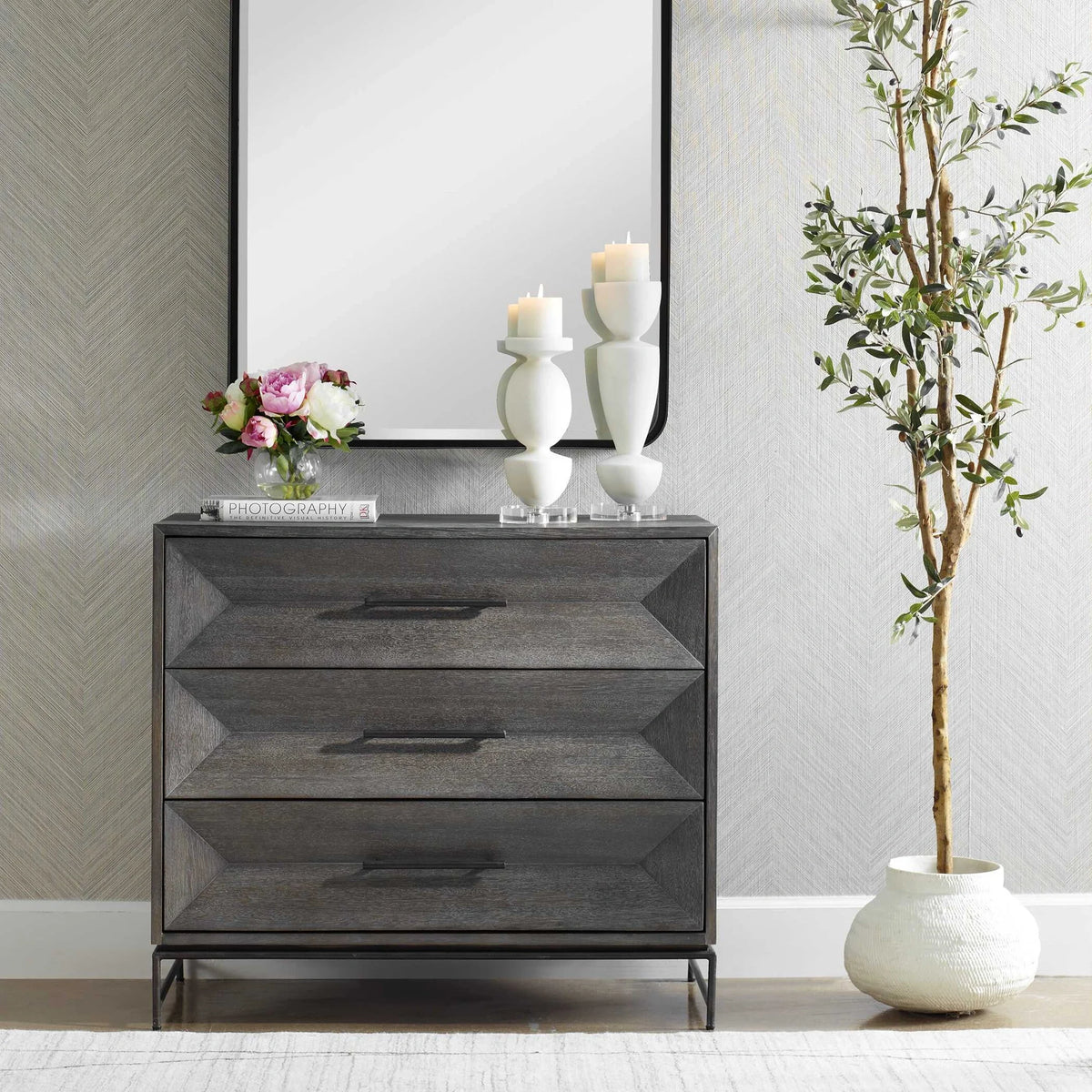 Dark Walnut Accent Chest