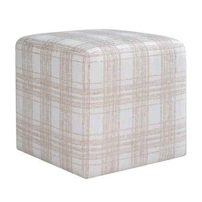 Plaid Ottoman