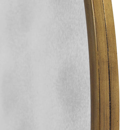 Round Gold Mirror