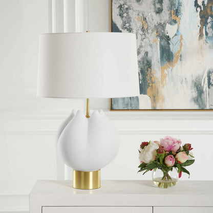 White Porcelain Table Lamp