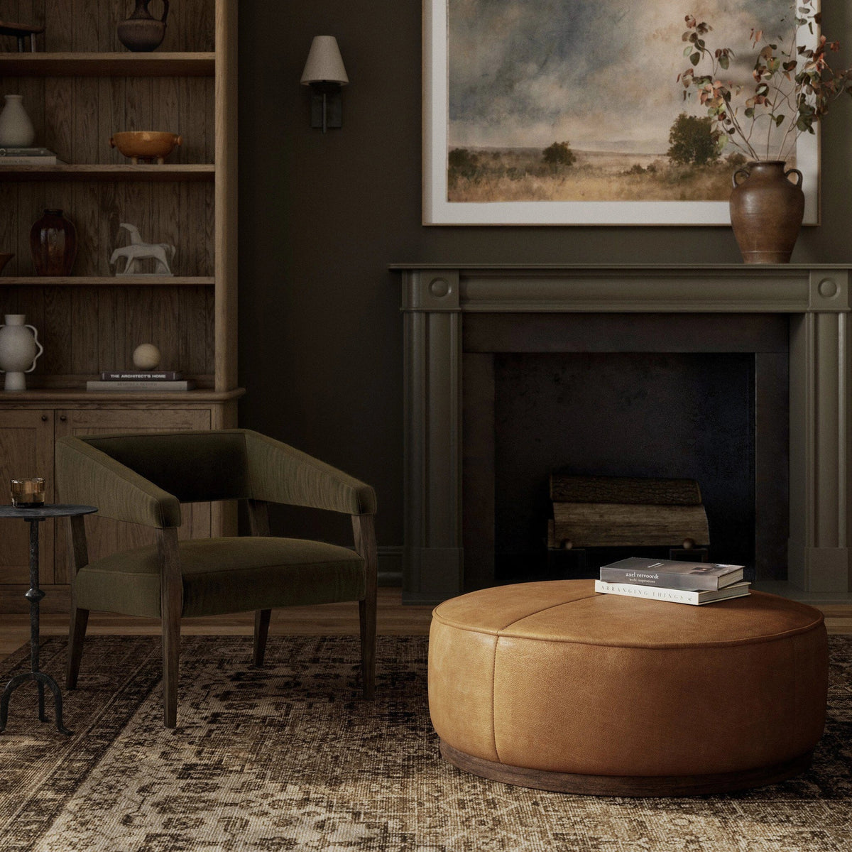 Sinclair Round Ottoman