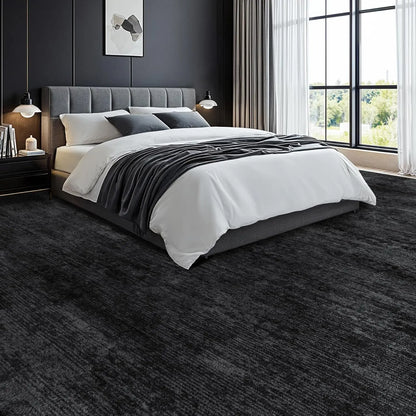 Shilucheng Ultra-Thin Washable Area Rug | 0.7mm Low Profile, Non-Slip Stain-Resistant | Vintage Boho Pattern