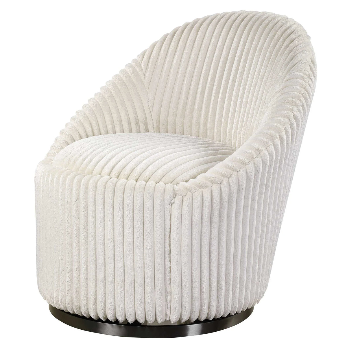White Swivel Chair