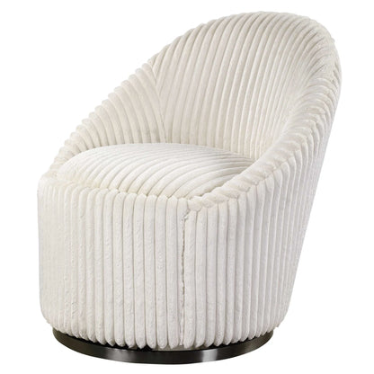 White Swivel Chair
