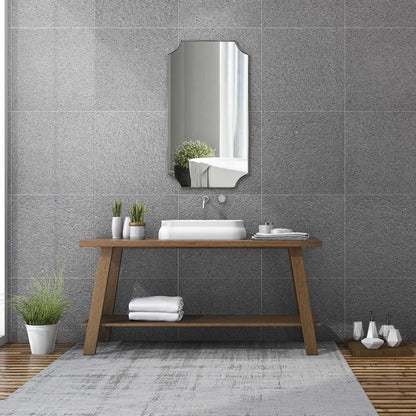 Scalloped Corner Mirror