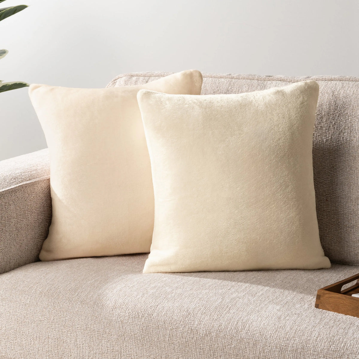 Transform Your Space with PAVILIA Decorative Throw Pillow Covers - Set of 2 Luxurious Velvet Cases for a Cozy Boho Aesthetic in Your Bedroom or Living Room