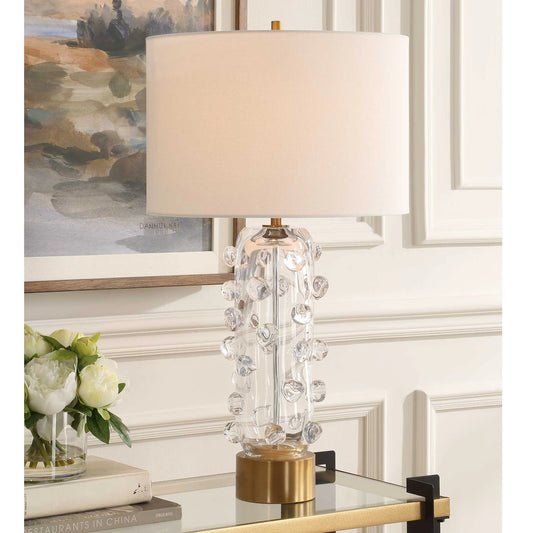 Clear Glass Table Lamp
