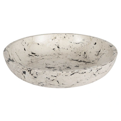 White Limestone Bowl
