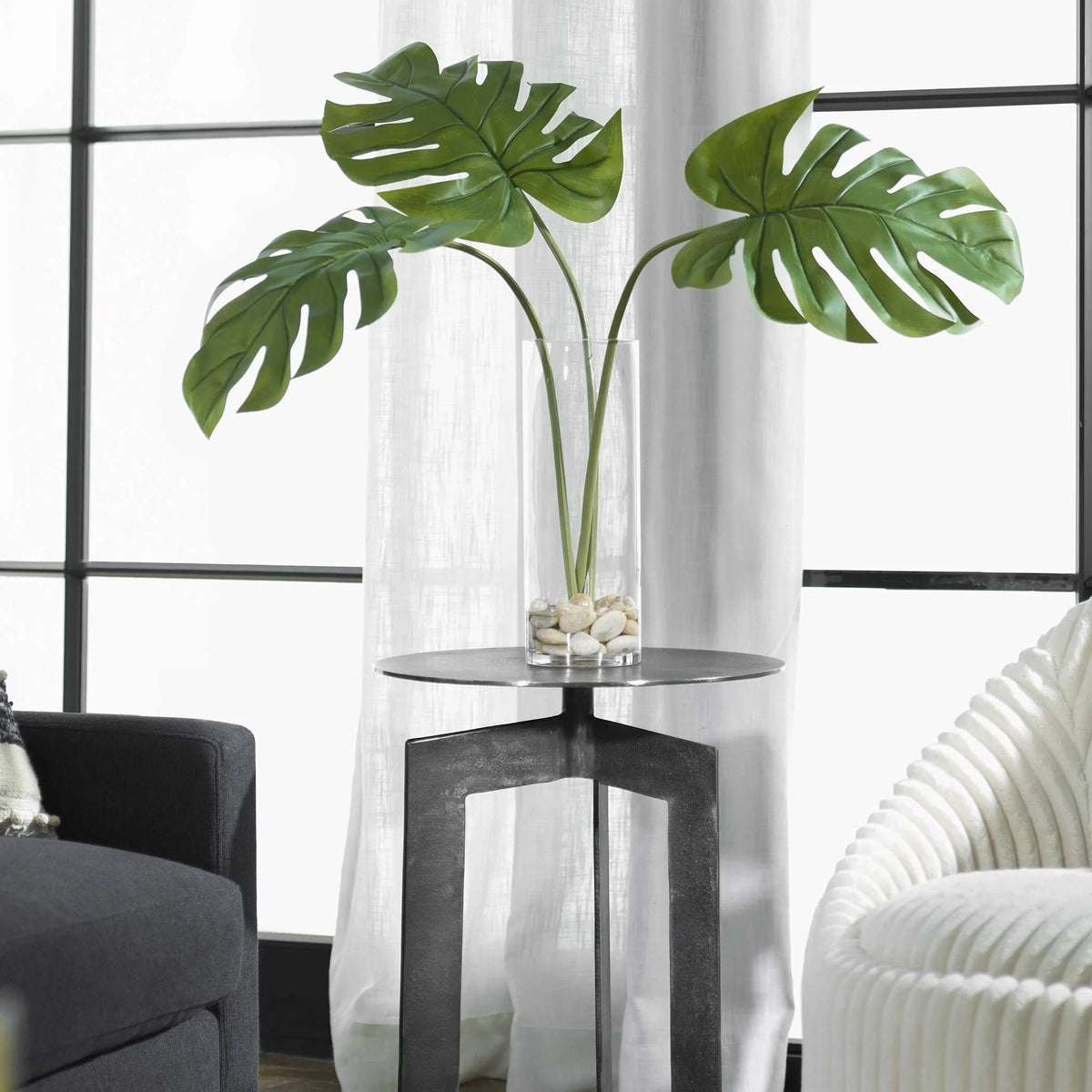 Faux Split Leaf Palm Arrangement