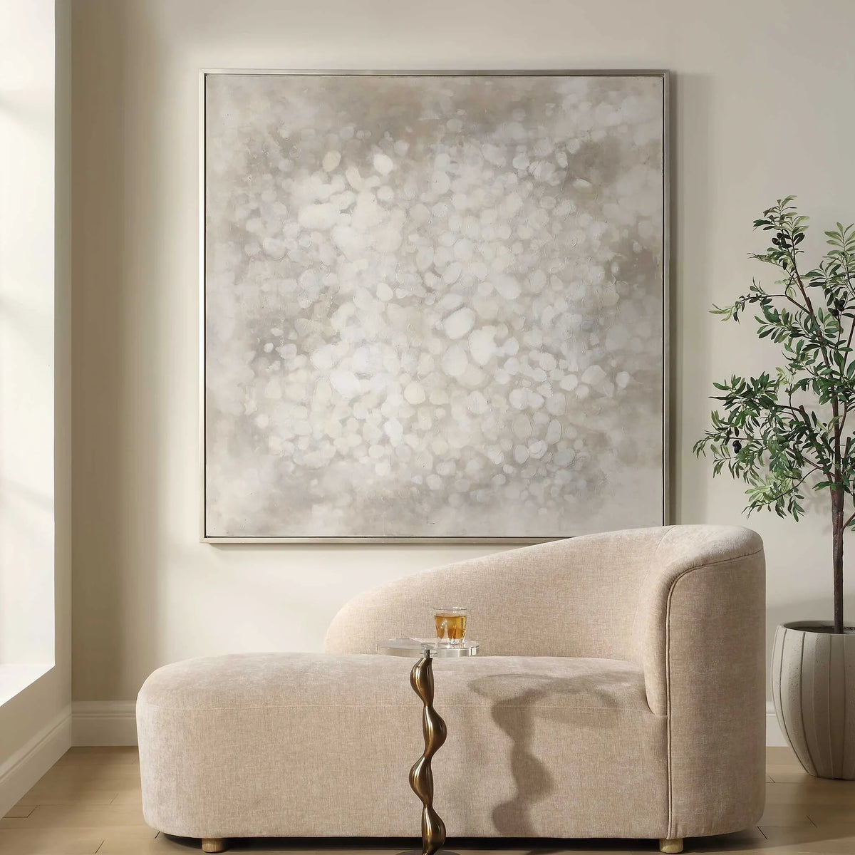 Misty Abstract Canvas Art