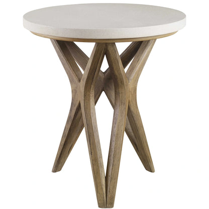 Limestone Side Table