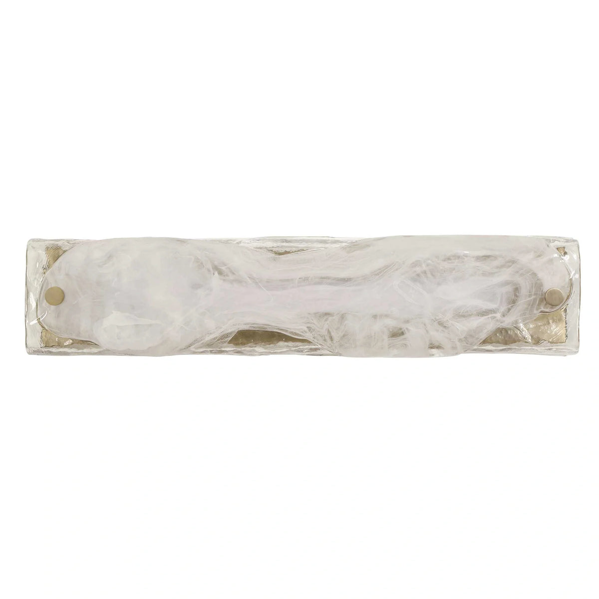 1-Light LED Swirl Glass Sconce