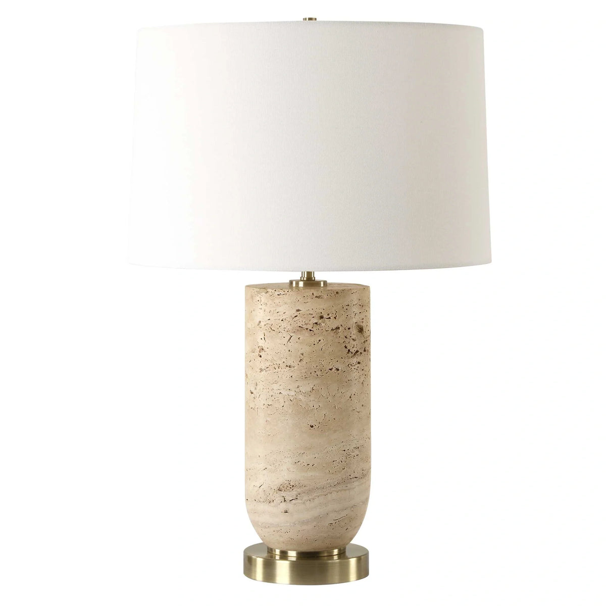 Travertine Table Lamp