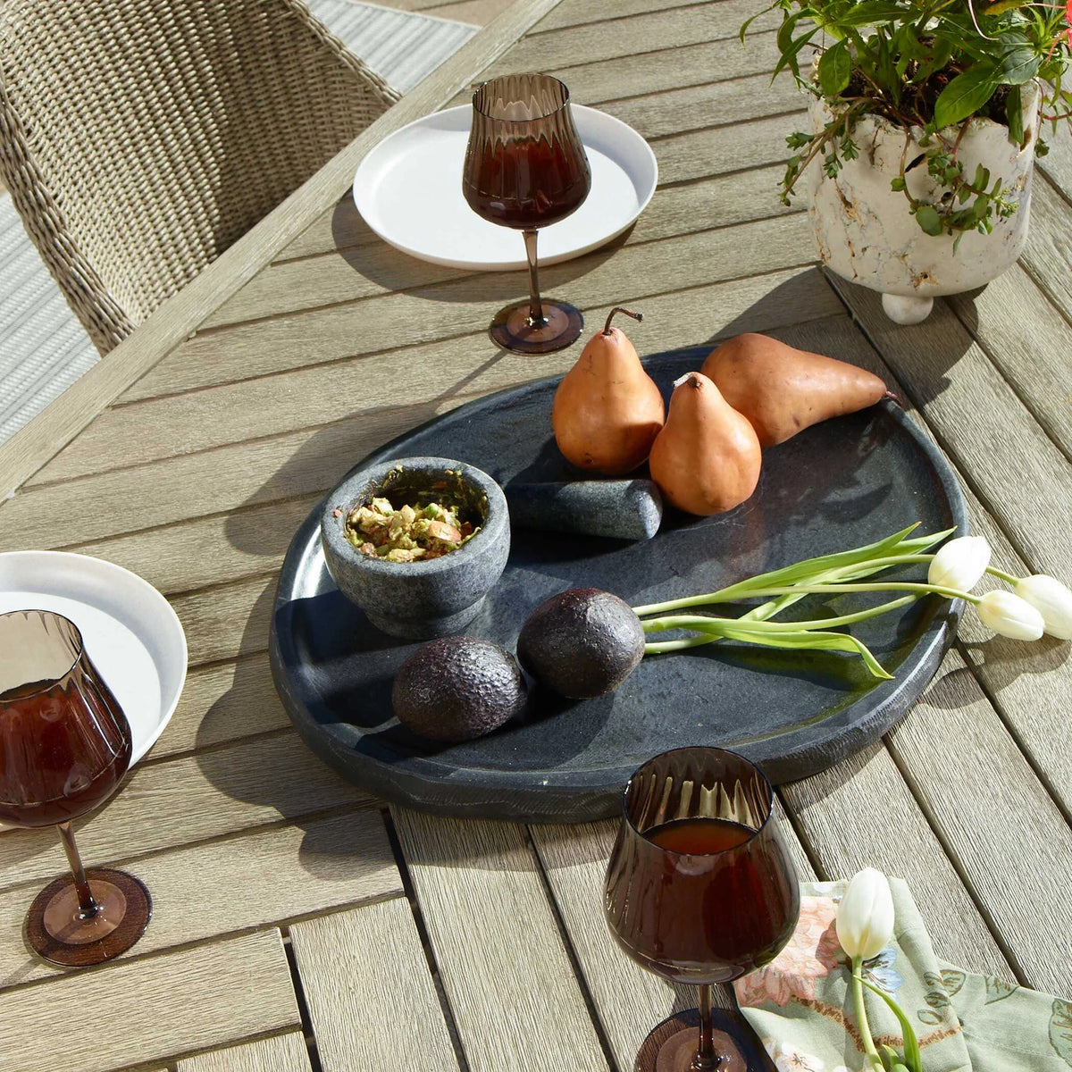 Indoor-Outdoor Stone Tray